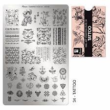 Stamping Plate - 034 Tattoo