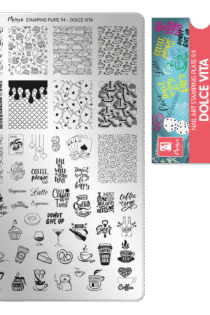 Stamping Plate - 094 Dolce Vita