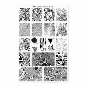 Stamping Plate -  134 Textures 3 - Try On Sheet