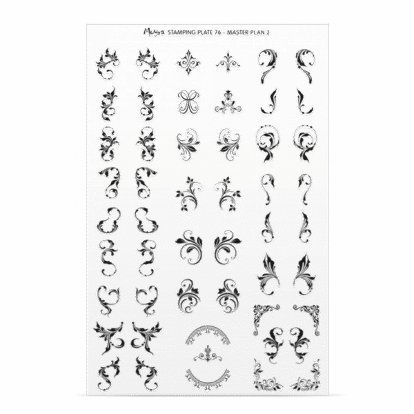 Stamping Plate -  076 Master Plan 2 - Try On Sheet