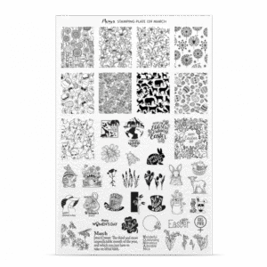 Stamping Plate -  139 March - Try On Sheet