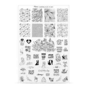 Stamping Plate -  141 May - Try On Sheet