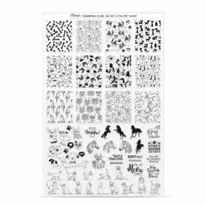 Stamping Plate -  142 My Little Pet Shop - Try On Sheet