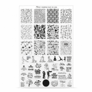 Stamping Plate -  143 June - Try On Sheet