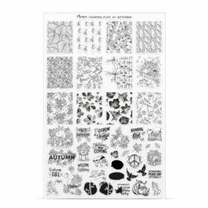 Stamping Plate -  147 September - Try On Sheet