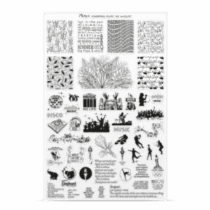Stamping Plate -  145 August - Try On Sheet