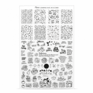 Stamping Plate -  148 October - Try On Sheet