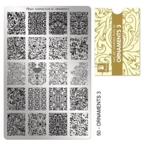 Stamping Plate - 050 Ornaments 3