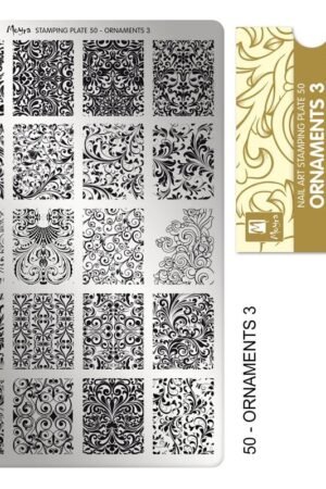 Stamping Plate - 050 Ornaments 3