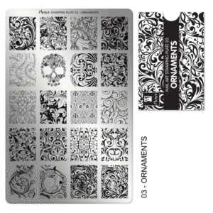 Stamping Plate - 003 Ornaments