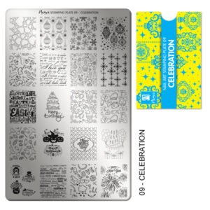 Stamping Plate - 009 Celebration
