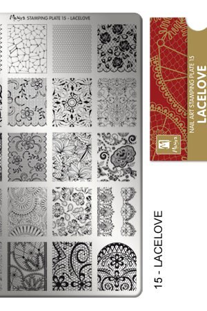 Stamping Plate - 015 Lacelove