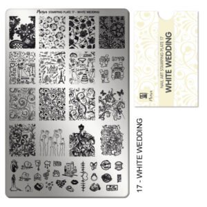 Stamping Plate - 017 White Wedding