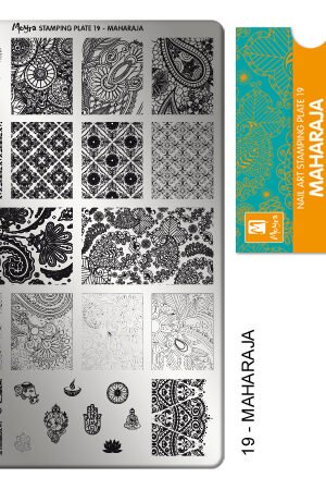 Stamping Plate - 019 Maharaja
