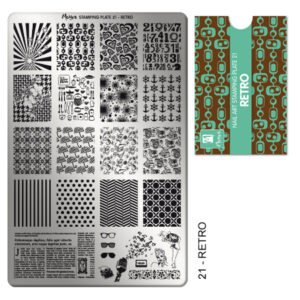 Stamping Plate - 021 Retro