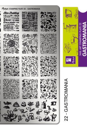 Stamping Plate - 022 Gastromania