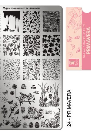 Stamping Plate - 024 Primavera