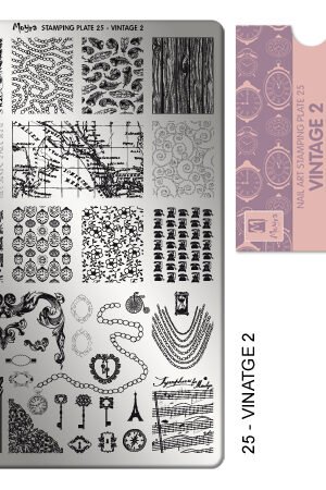 Stamping Plate - 025 Vintage 2