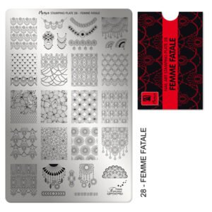 Stamping Plate - 028 Femme Fatale