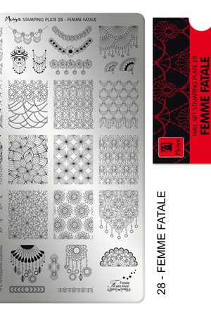 Stamping Plate - 028 Femme Fatale