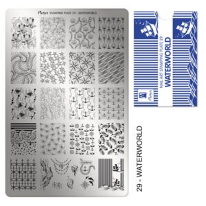 Stamping Plate - 029 Waterworld