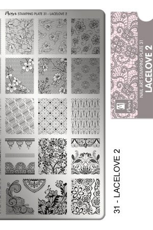 Stamping Plate - 031 Lacelove 2