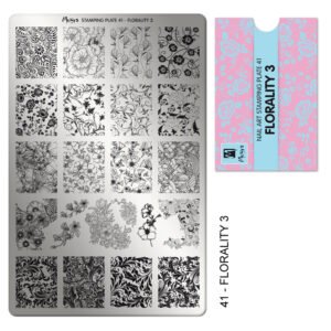 Stamping Plate - 041 Florality 3