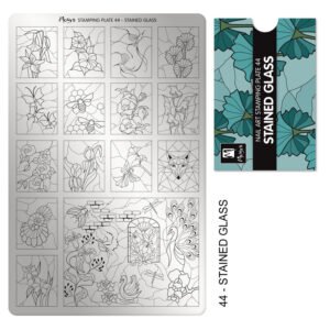 Stamping Plate - 044 Stained Glass