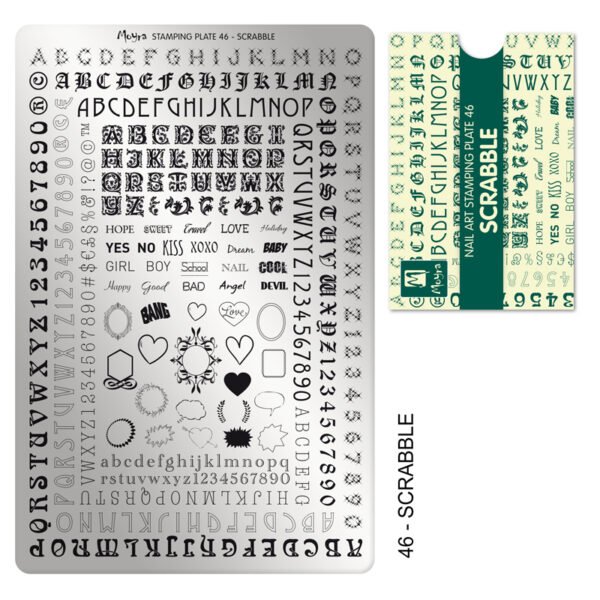 Stamping Plate - 046 Scrabble