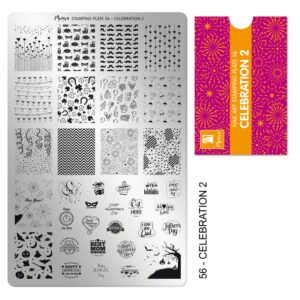 Stamping Plate - 056 Celebration 2