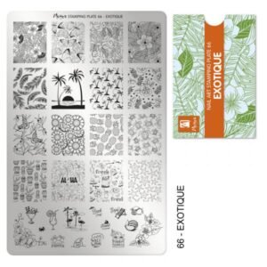 Stamping Plate - 066 Exotique