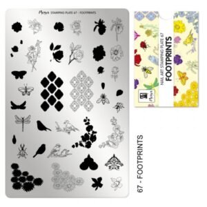 Stamping Plate - 067 Footprints