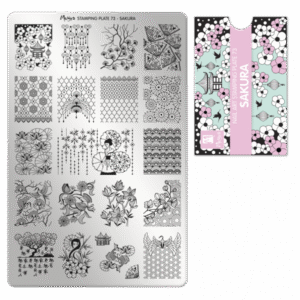 Stamping Plate - 073 Sakura