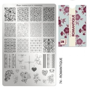 Stamping Plate - 074 Romantique