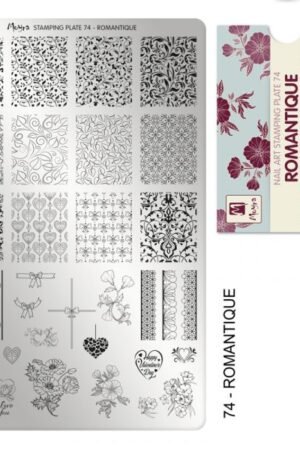 Stamping Plate - 074 Romantique