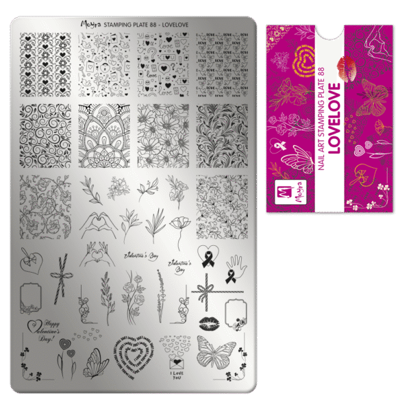 Stamping Plate - 088 Lovelove