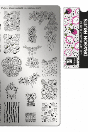 Stamping Plate - 090 Dragon Fruits