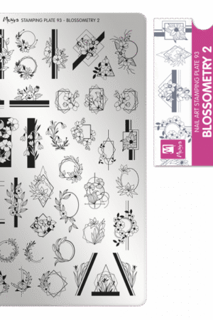 Stamping Plate - 093 Blossometry 2