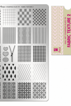 Stamping Plate - 099 Fabric Texture 2