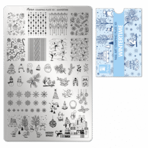 Stamping Plate -101  Wintertime
