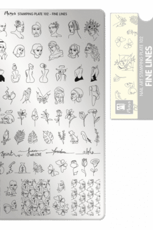 Stamping Plate - 102 Fine Lines
