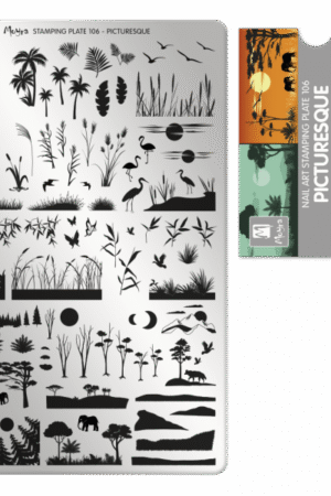 Stamping Plate - 106 Picturesque
