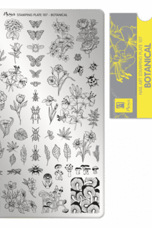 Stamping Plate - 107 Botanical