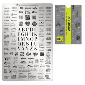 Stamping Plate - 129 Word Up