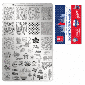 Stamping Plate - 133 Globetrotter America