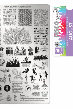Stamping Plate - 145 August