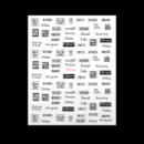 Self Adhesive Nail Art Stickers
