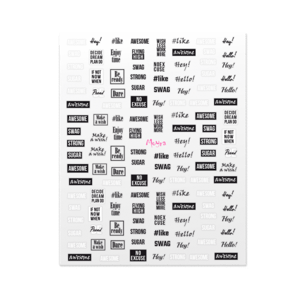 Self Adhesive Nail Art Stickers - Image 10