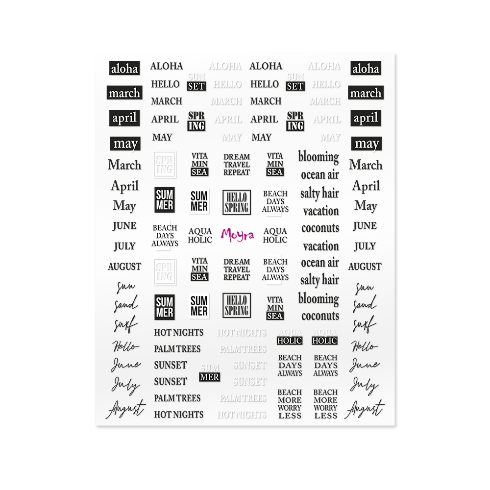 Self Adhesive Nail Art Stickers - Image 17