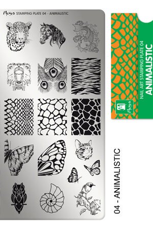Stamping Plate - 004 Animalistic